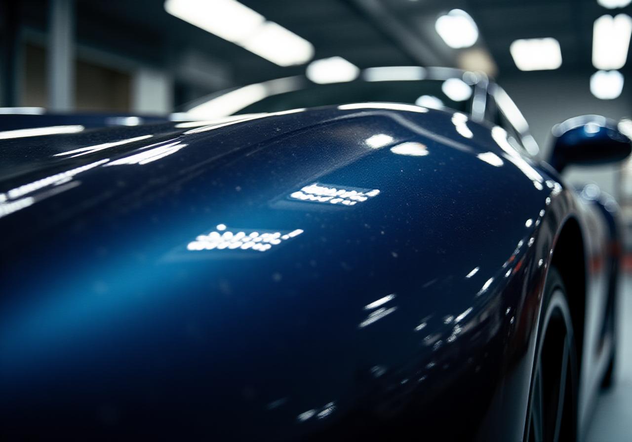 Auto di lusso con trattamento ceramico a Roma